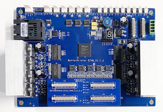 USB2.0 Tx600 Four Head Inkjet Printer Board For UV Flatbed White Ink Pyrography Printer