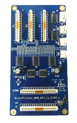 Photo Printer Board Kit Inkjet Printhead DX7 Single Head Eco Solvent Printer For Small Flat Panel Advertising Printing