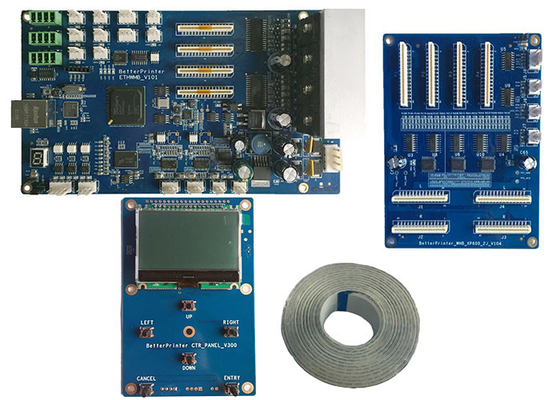 Network Port XP600 Double Head Inkjet Printer Board for Photo Flatbed Printer